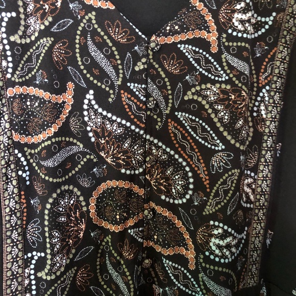 Style & Co Cottage Core Paisley Dress - Picture 4 of 5